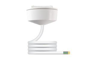 Hager Klik CR64AX/2.0 Pre-wired Plug-in Ceiling Rose c/w 4 Core 0.75mm 2m PVC Lead