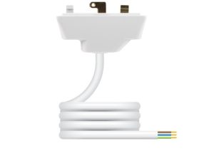 Hager Klik P22/2.0 Pre-wired Plug c/w 3 Core 0.75mm 2 Metre PVC Lead