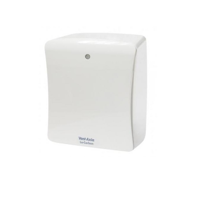 Vent Axia Lo-Carbon Solo Plus SELV HT Centrifugal Extract Fan w Humidistat & Timer - 427486