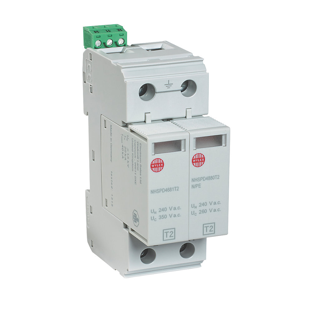 Wylex NHSPD4621T2 Type 2 Surge Protection Device (SPD) Surge Arrester - Image 4