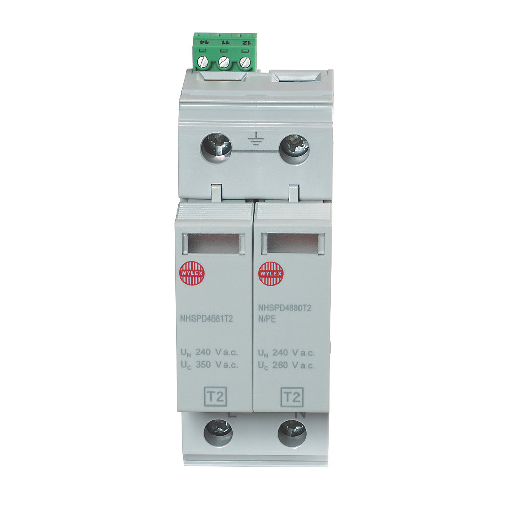 Wylex NHSPD4621T2 Type 2 Surge Protection Device (SPD) Surge Arrester - Image 3