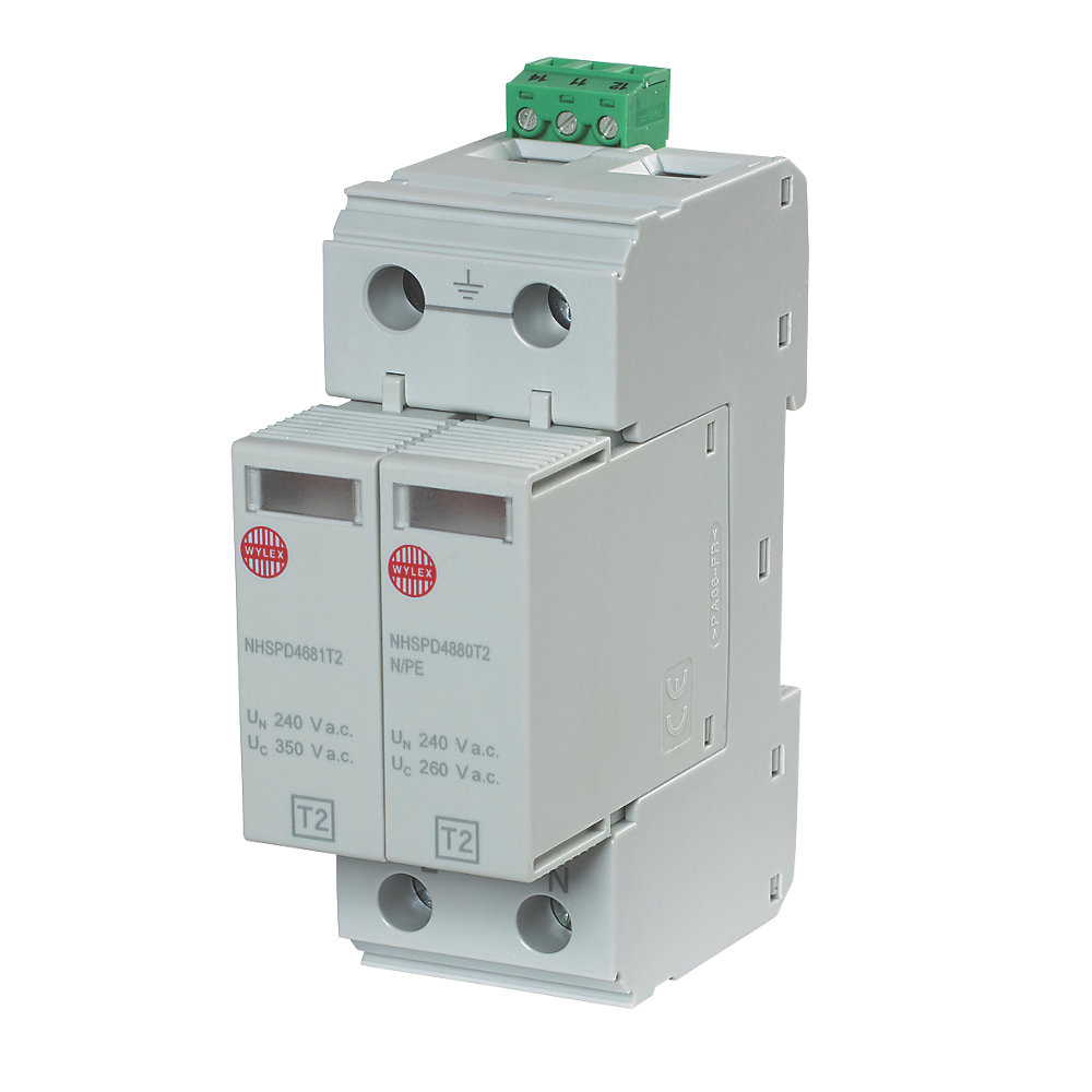 Wylex NHSPD4621T2 Type 2 Surge Protection Device (SPD) Surge Arrester