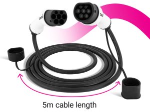 Cord EV 5m Type 2 Single Phase Charging Cable