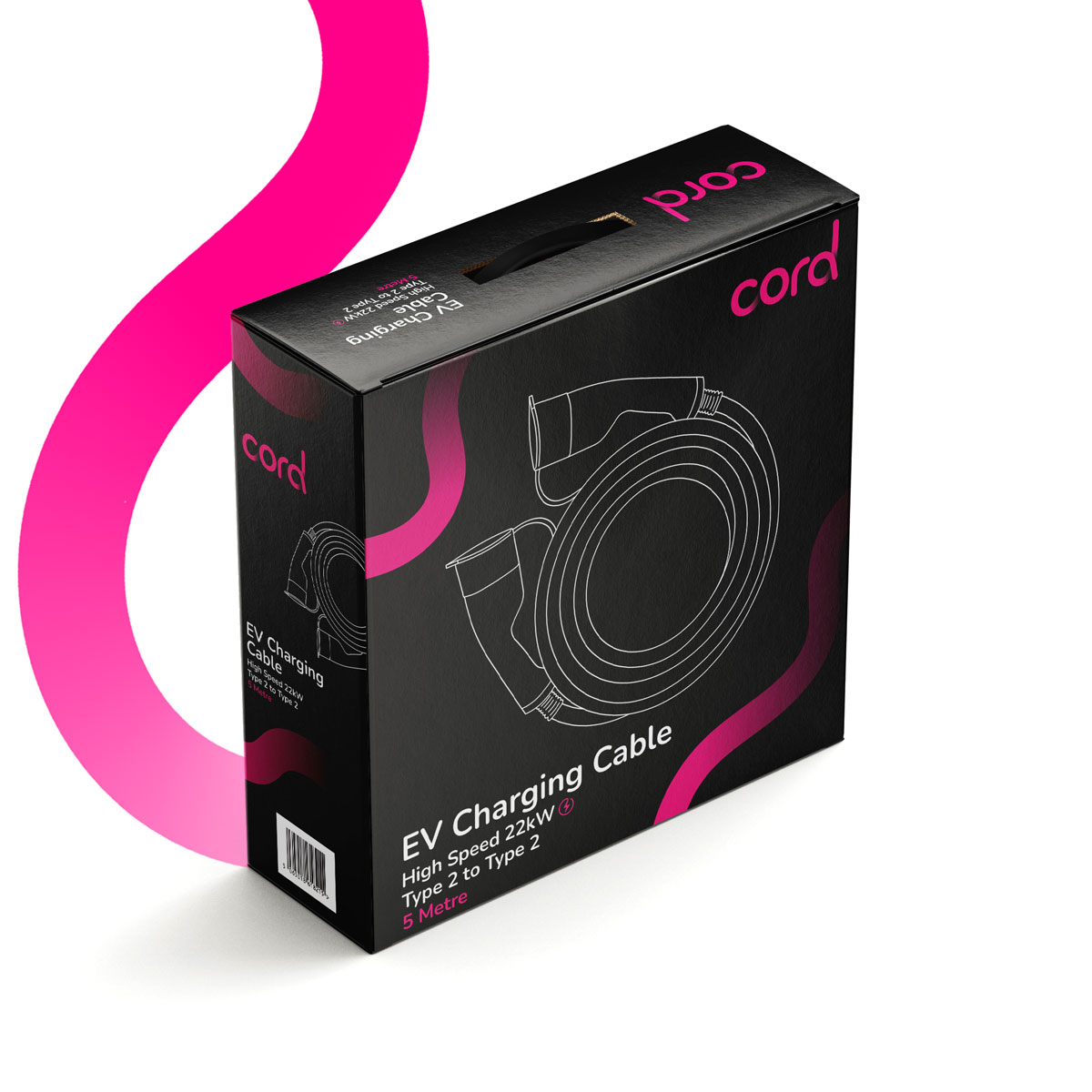 Cord EV 5m Type 2 Three Phase Charging Cable - Image 5