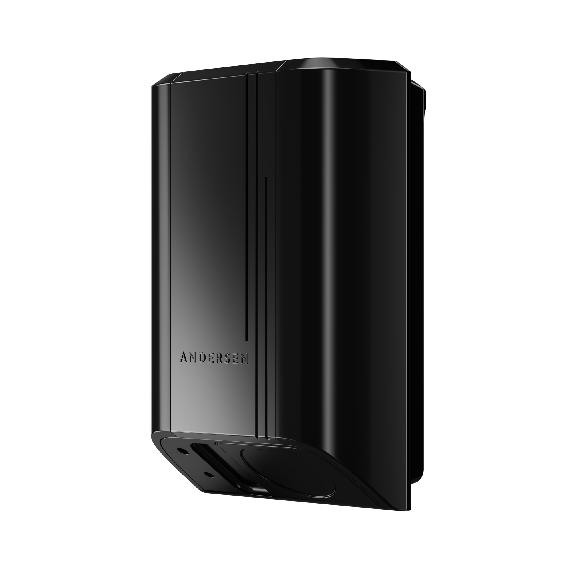 Andersen Quartz 7kW Socketed EV Charger in Midnight Black