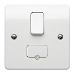 MK Electric Logic Plus K1040WHI 13A Switched Connection Unit, DP