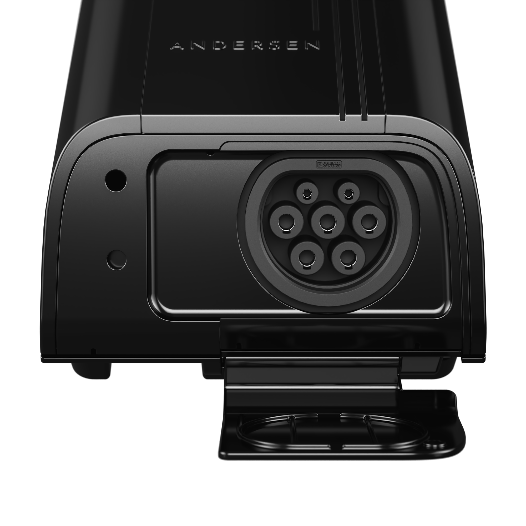 Andersen Quartz 22kW Socketed EV Charger in Midnight Black - Image 2