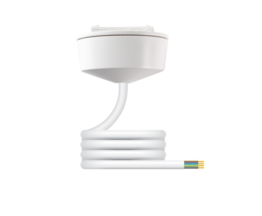 Hager Klik CR64AX/2.0 Pre-wired Plug-in Ceiling Rose  c/w 4 Core 0.75mm 2m PVC Lead