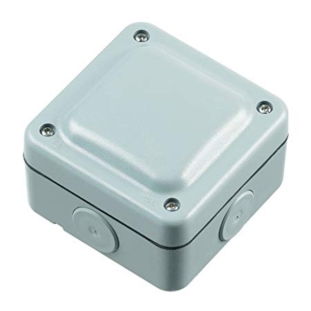 MK Electric Masterseal Plus K56506GRY Junction Box w/ Four 4-way Terminals IP66