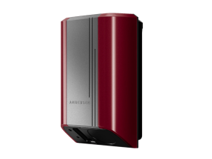 Andersen Quartz 22kW Socketed EV Charger in Windsor Grey and Maranello Red