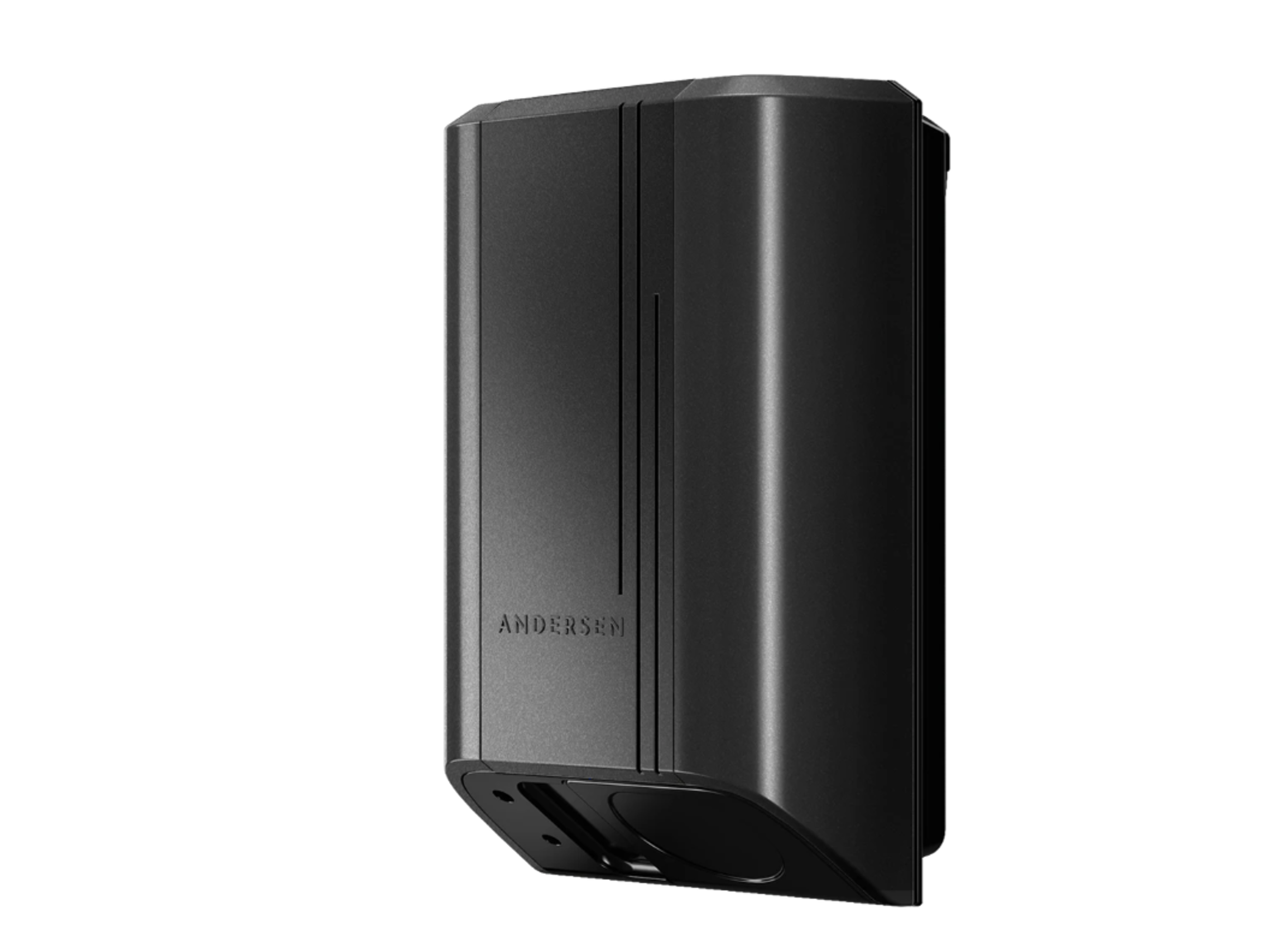 Andersen Quartz 22kW 6.5m Tether EV Charger in Midnight Black