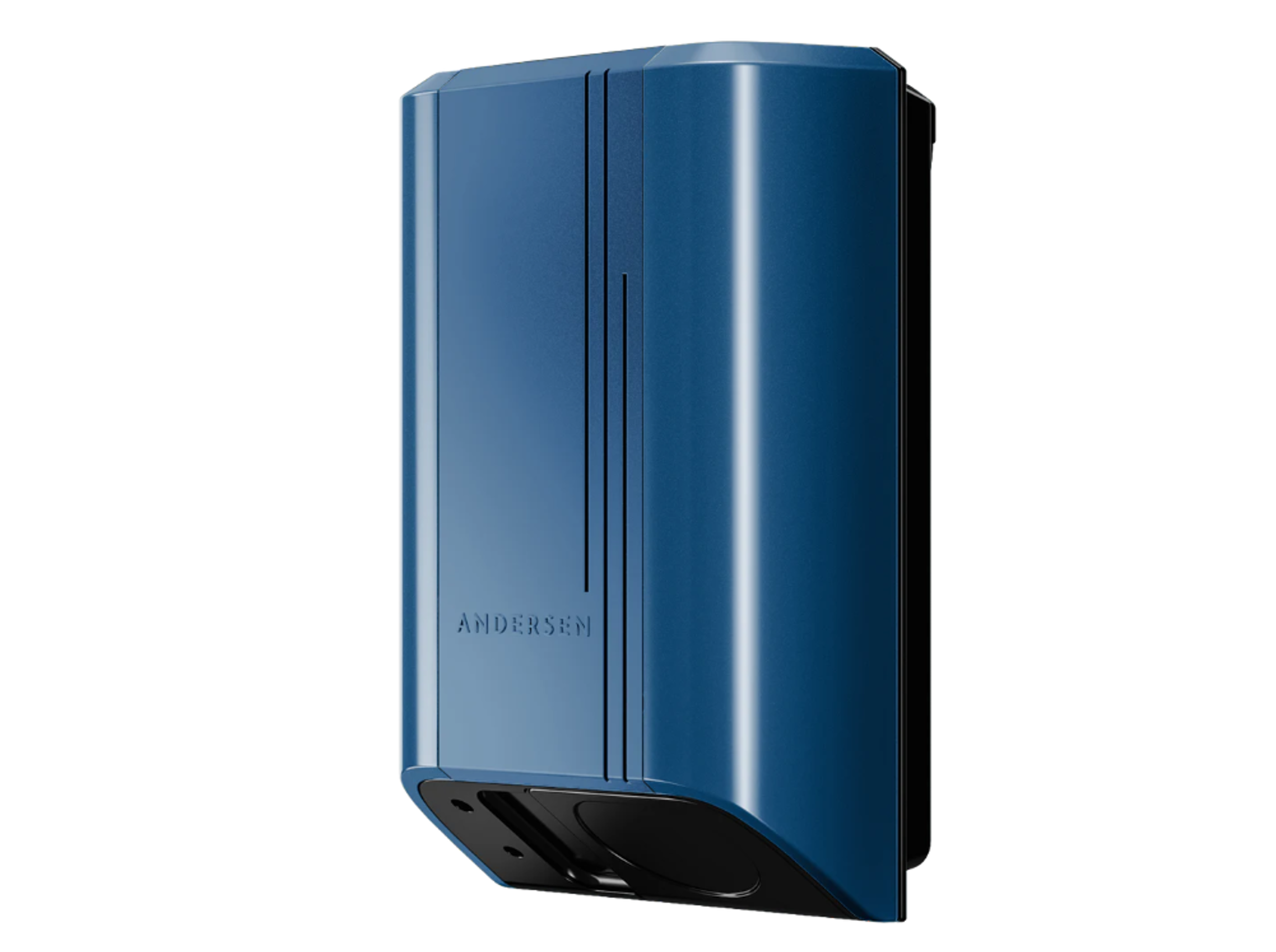 Andersen Quartz 22kW Socketed EV Charger in Belgravia Blue