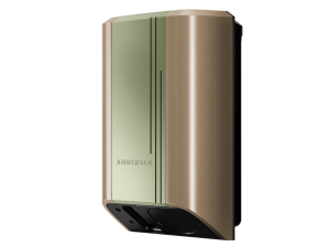Andersen Quartz 22kW 6.5m Tether EV Charger in Sherwood Green and Nova Bronze