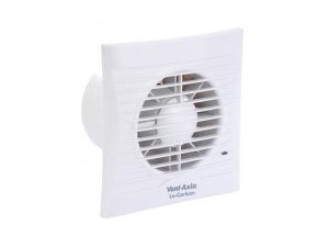 Vent Axia Silhouette 100T Lo Carbon 100mm 4" Bathroom Fan with Timer 441625